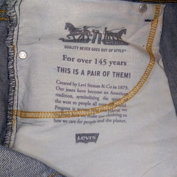 Levi's 550 Red Label 46 x 30 100% Cotton Relaxed Fit Jeans - Picture 12 of 16